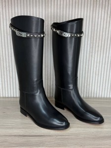Женские сапоги Hermes черные Женские сапоги Hermes черные