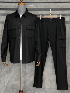 Мужской костюм Zegna черный Мужской костюм Zegna черный