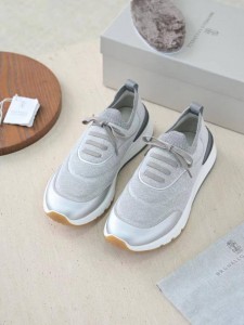 Мужские кроссовки Brunello Cucinelli серые Мужские кроссовки Brunello Cucinelli серые