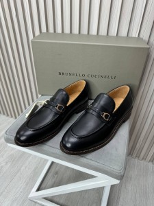 Мужские лоферы Brunello Cucinelli черные Мужские лоферы Brunello Cucinelli черные