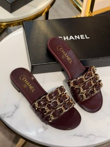 Женские шлепанцы Chanel Женские шлепанцы Chanel