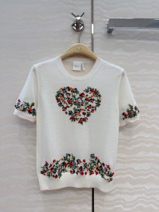 Женская трикотажная футболка Christian Dior Женская трикотажная футболка Christian Dior