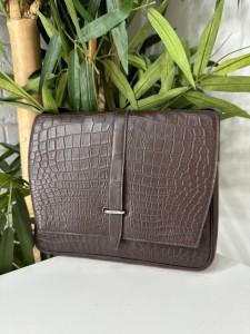 Мужская сумка из кожи крокодила Hermes Мужская сумка из кожи крокодила Hermes