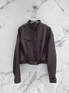 Женская кожаная куртка Bottega Veneta Женская кожаная куртка Bottega Veneta