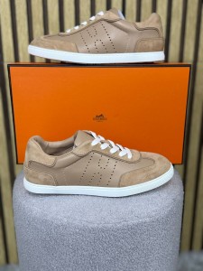 Мужские кеды Hermes песочные Мужские кеды Hermes песочные
