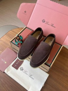 Мужские лоферы Loro Piana шоколадные Мужские лоферы Loro Piana шоколадные
