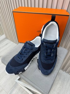 Мужские кроссовки Hermes синие Мужские кроссовки Hermes синие