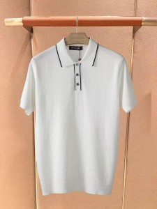 Мужское поло Loro Piana белая Мужское поло Loro Piana белая