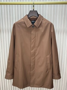 Мужской плащь Zegna коричневый Мужской плащь Zegna коричневый
