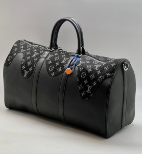 СУМКА LOUIS VUITTON KEEPALL ЧЕРНАЯ СУМКА LOUIS VUITTON KEEPALL ЧЕРНАЯ