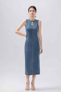 ДЖИНСОВОЕ ПЛАТЬЕ SCHIAPARELLI ДЖИНСОВОЕ ПЛАТЬЕ SCHIAPARELLI