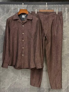 МУЖСКОЙ ЛЬНЯНОЙ КОСТЮМ BRUNELLO CUCINELLI МУЖСКОЙ ЛЬНЯНОЙ КОСТЮМ BRUNELLO CUCINELLI