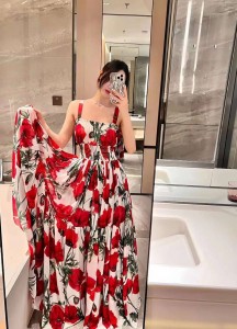 ЖЕНСКИЙ САРАФАН DOLCE&GABBANA ЦВЕТОЧКИ ЖЕНСКИЙ САРАФАН DOLCE&GABBANA ЦВЕТОЧКИ