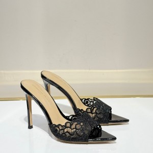 ЖЕНСКИЕ БОСОНОЖКИ GIANVITO ROSSI ЧЕРНЫЕ ЖЕНСКИЕ БОСОНОЖКИ GIANVITO ROSSI ЧЕРНЫЕ