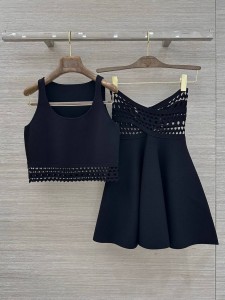 ЖЕНСКИЙ КОСТЮМ ALAIA ЧЕРНЫЙ ЖЕНСКИЙ КОСТЮМ ALAIA ЧЕРНЫЙ