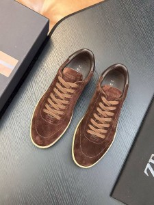 МУЖСКИЕ ЗАМШЕВЫЕ КЕДЫ ZEGNA ШОКОЛАДНЫЕ МУЖСКИЕ ЗАМШЕВЫЕ КЕДЫ ZEGNA ШОКОЛАДНЫЕ