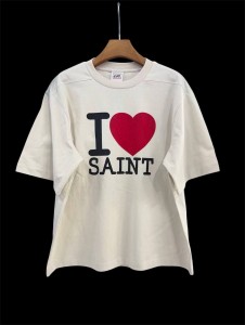 МУЖСКАЯ ФУТБОЛКА I LOVE SAINT БЕЛАЯ МУЖСКАЯ ФУТБОЛКА I LOVE SAINT БЕЛАЯ