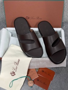 МУЖСКИЕ ШЛЕПАНЦЫ LORO PIANA ШОКОЛАДНЫЕ МУЖСКИЕ ШЛЕПАНЦЫ LORO PIANA ШОКОЛАДНЫЕ