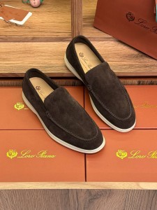 МУЖСКИЕ ЗАМШЕВЫЕ ЛОФЕРЫ LORO PIANA ШОКОЛАДНЫЕ МУЖСКИЕ ЗАМШЕВЫЕ ЛОФЕРЫ LORO PIANA ШОКОЛАДНЫЕ