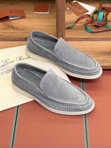 МУЖСКИЕ ЛЕТНИЕ ЛОФЕРЫ LORO PIANA СЕРЫЕ МУЖСКИЕ ЛЕТНИЕ ЛОФЕРЫ LORO PIANA СЕРЫЕ