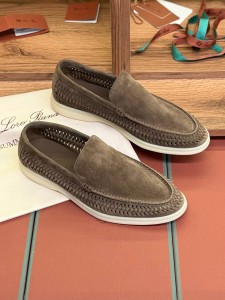 МУЖСКИЕ ЛЕТНИЕ ЛОФЕРЫ LORO PIANA ШОКОЛАДНЫЕ МУЖСКИЕ ЛЕТНИЕ ЛОФЕРЫ LORO PIANA ШОКОЛАДНЫЕ