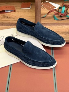 МУЖСКИЕ ЛЕТНИЕ ЛОФЕРЫ LORO PIANA СИНИЕ МУЖСКИЕ ЛЕТНИЕ ЛОФЕРЫ LORO PIANA СИНИЕ