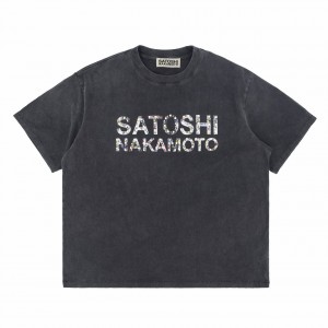 МУЖСКАЯ ФУТБОЛКА SATOSHI NAKAMOTO ЧЕРНАЯ МУЖСКАЯ ФУТБОЛКА SATOSHI NAKAMOTO ЧЕРНАЯ