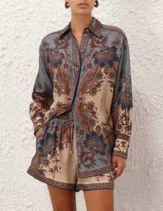 ЖЕНСКИЙ КОСТЮМ С ШОРТАМИ ZIMMERMANN ЖЕНСКИЙ КОСТЮМ С ШОРТАМИ ZIMMERMANN