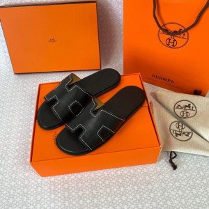 МУЖСКИЕ ШЛЕПАНЦЫ HERMES ЧЕРНЫЕ МУЖСКИЕ ШЛЕПАНЦЫ HERMES ЧЕРНЫЕ