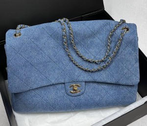 ЖЕНСКАЯ ДЖИНСОВАЯ СУМКА CHANEL LARGE ЖЕНСКАЯ ДЖИНСОВАЯ СУМКА CHANEL LARGE