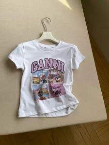 ЖЕНСКАЯ ФУТБОЛКА GANNI БЕЛАЯ ЖЕНСКАЯ ФУТБОЛКА GANNI БЕЛАЯ