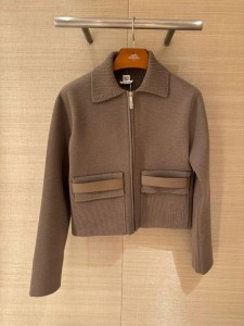 ЖЕНСКИЙ ЖАКЕТ HERMES БЕЖЕВЫЙ ЖЕНСКИЙ ЖАКЕТ HERMES БЕЖЕВЫЙ