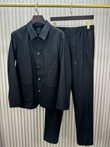 МУЖСКОЙ КОСТЮМ LORO PIANA ЧЕРНЫЙ МУЖСКОЙ КОСТЮМ LORO PIANA ЧЕРНЫЙ