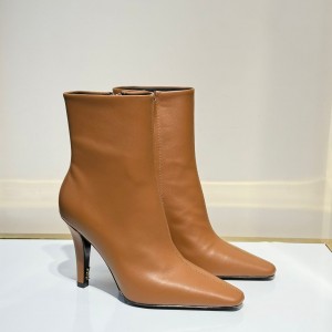 ЖЕНСКИЕ КОЖАНЫЕ БОТИЛЬОНЫ SAINT LAURENT КОРИЧНЕВЫЕ ЖЕНСКИЕ КОЖАНЫЕ БОТИЛЬОНЫ SAINT LAURENT КОРИЧНЕВЫЕ