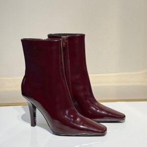 ЖЕНСКИЕ КОЖАНЫЕ БОТИЛЬОНЫ SAINT LAURENT БОРДОВЫЕ ЖЕНСКИЕ КОЖАНЫЕ БОТИЛЬОНЫ SAINT LAURENT БОРДОВЫЕ
