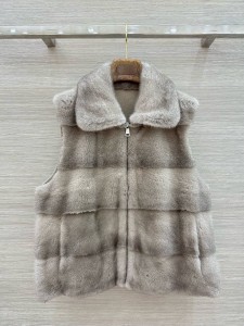 ЖЕНСКАЯ НОРКОВАЯ ЖИЛЕТКА LORO PIANA ЖЕНСКАЯ НОРКОВАЯ ЖИЛЕТКА LORO PIANA