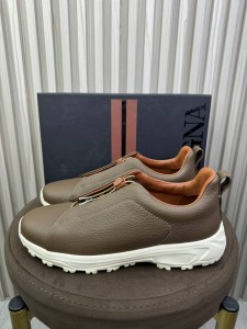 МУЖСКИЕ КОЖАНЫЕ КРОССОВКИ ZEGNA КОРИЧНЕВЫЕ МУЖСКИЕ КОЖАНЫЕ КРОССОВКИ ZEGNA КОРИЧНЕВЫЕ