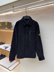 МУЖСКАЯ ВЕЛЬВЕТОВАЯ РУБАШКА STONE ISLAND ЧЕРНАЯ МУЖСКАЯ ВЕЛЬВЕТОВАЯ РУБАШКА STONE ISLAND ЧЕРНАЯ