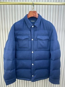 МУЖСКИЙ КАШЕМИРОВЫЙ ПУХОВИК KITON СИНИЙ МУЖСКИЙ КАШЕМИРОВЫЙ ПУХОВИК KITON СИНИЙ