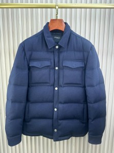 МУЖСКИЙ КАШЕМИРОВЫЙ ПУХОВИК KITON ТЕМНО-СИНИЙ МУЖСКИЙ КАШЕМИРОВЫЙ ПУХОВИК KITON ТЕМНО-СИНИЙ