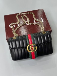 ЖЕНСКАЯ КОЖАНАЯ СУМКА GUCCI ЧЕРНАЯ ЖЕНСКАЯ КОЖАНАЯ СУМКА GUCCI ЧЕРНАЯ