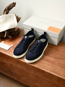 МУЖСКИЕ ЗАМШЕВЫЕ КЕДЫ SANTONI СИНИЕ МУЖСКИЕ ЗАМШЕВЫЕ КЕДЫ SANTONI СИНИЕ