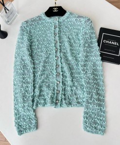 ЖЕНСКИЙ КАРДИГАН CHANEL БИРЮЗОВЫЙ ЖЕНСКИЙ КАРДИГАН CHANEL БИРЮЗОВЫЙ