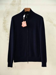 МУЖСКОЙ КАШЕМИРОВЫЙ КАРДИГАН НА МОЛНИИ LORO PIANA СИНИЙ МУЖСКОЙ КАШЕМИРОВЫЙ КАРДИГАН НА МОЛНИИ LORO PIANA СИНИЙ