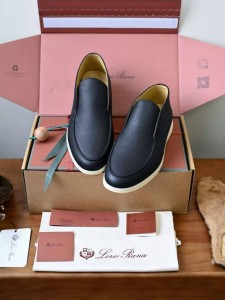 МУЖСКИЕ КОЖАНЫЕ БОТИНКИ LORO PIANA СИНИЕ МУЖСКИЕ КОЖАНЫЕ БОТИНКИ LORO PIANA СИНИЕ