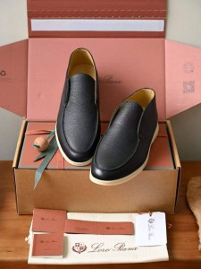 МУЖСКИЕ КОЖАНЫЕ БОТИНКИ LORO PIANA ЧЕРНЫЕ МУЖСКИЕ КОЖАНЫЕ БОТИНКИ LORO PIANA ЧЕРНЫЕ