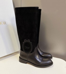 ЖЕНСКИЕ КОМБИНИРОВАНЫЕ САПОГИ CHRISTIAN DIOR ЧЕРНЫЕ ЖЕНСКИЕ КОМБИНИРОВАНЫЕ САПОГИ CHRISTIAN DIOR ЧЕРНЫЕ