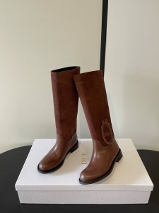 ЖЕНСКИЕ КОМБИНИРОВАНЫЕ САПОГИ CHRISTIAN DIOR КОРИЧНЕВЫЕ ЖЕНСКИЕ КОМБИНИРОВАНЫЕ САПОГИ CHRISTIAN DIOR КОРИЧНЕВЫЕ