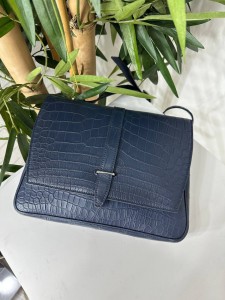 Мужская сумка из кожи крокодила Hermes Мужская сумка из кожи крокодила Hermes